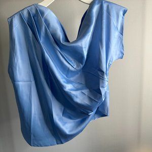 BUNDLE 2 - $10 Assymmetrical Blouse Satin Top